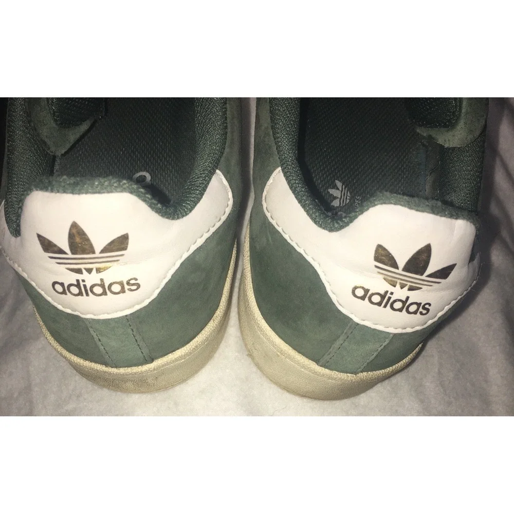 Adidas Campus Suede Sneakers Olive Green Size M8,W10
